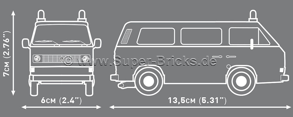 Miniaturbild: Cobi 24635 VW T3 Bus Feuerwehr