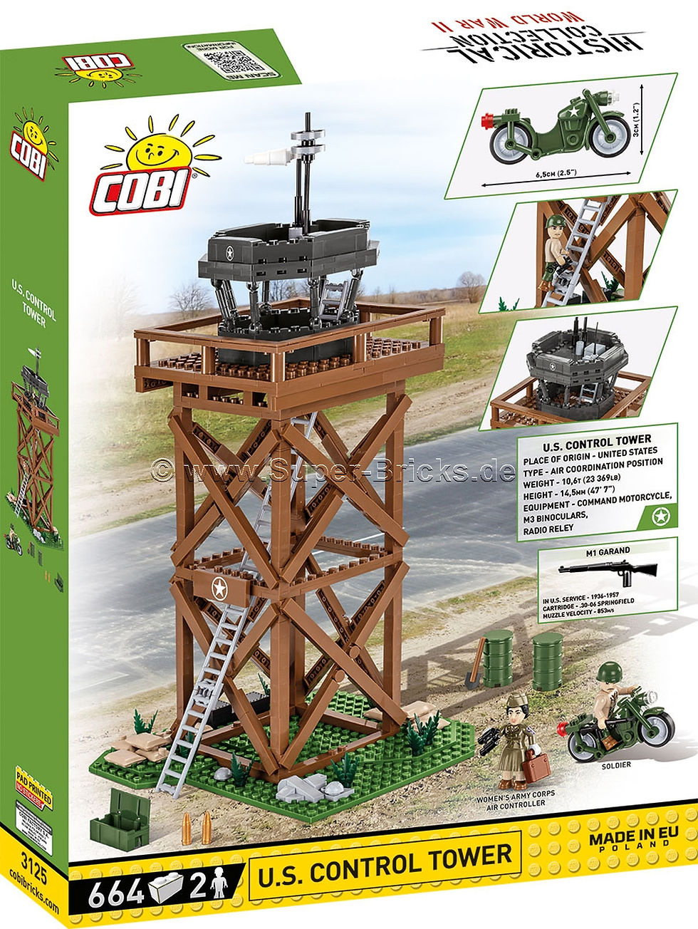 Miniaturbild: Cobi 3125 US Kontrollturm Flugplatz