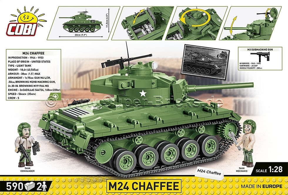 Miniaturbild: Cobi 2543 M24 Chaffee