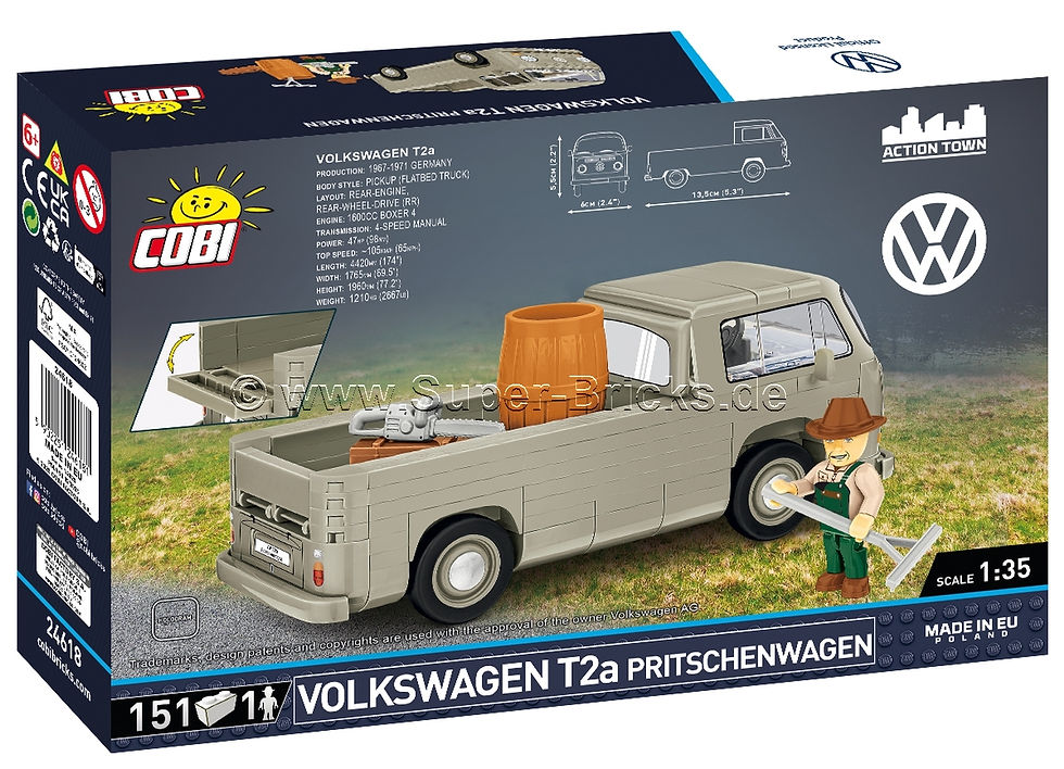 Miniaturbild: Cobi 24618 VW T2A Bus Pritsche