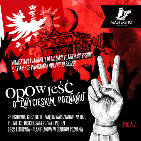 Grafiki social media dla Mastershot Film Festival