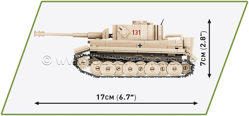 Miniaturbild: Cobi 2710 PzKpfw VI Tiger I DAK Maßstab 1:48