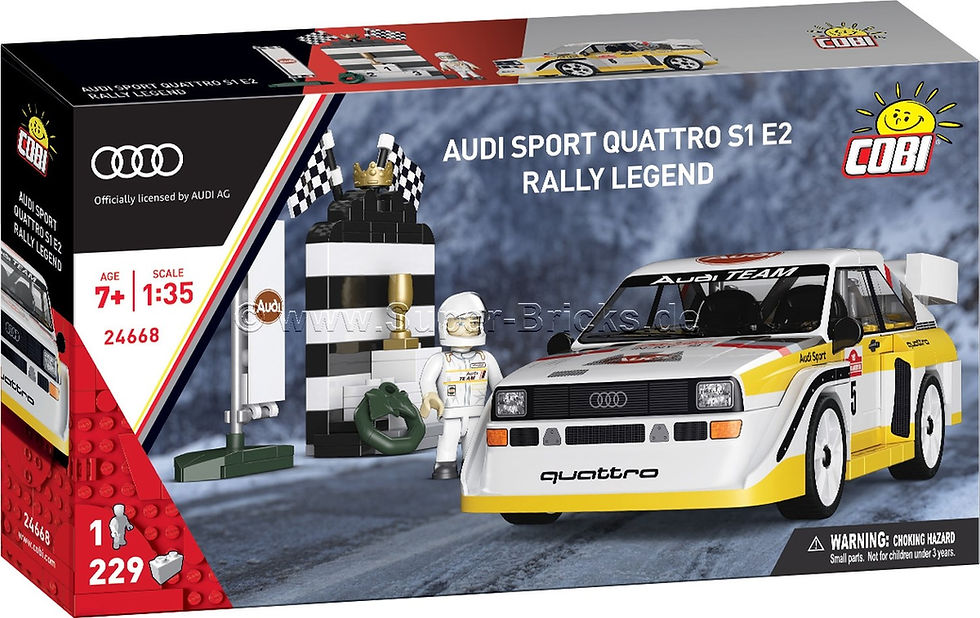 Miniaturbild: Cobi 24668 Audi Sport Quattro S1 E2 Rally Legende