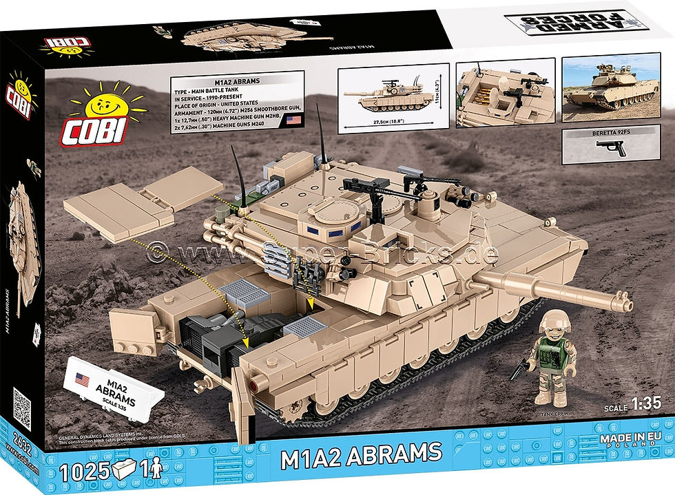 Miniaturbild: Cobi 2632 M1A2 Abrams Wüstentarn