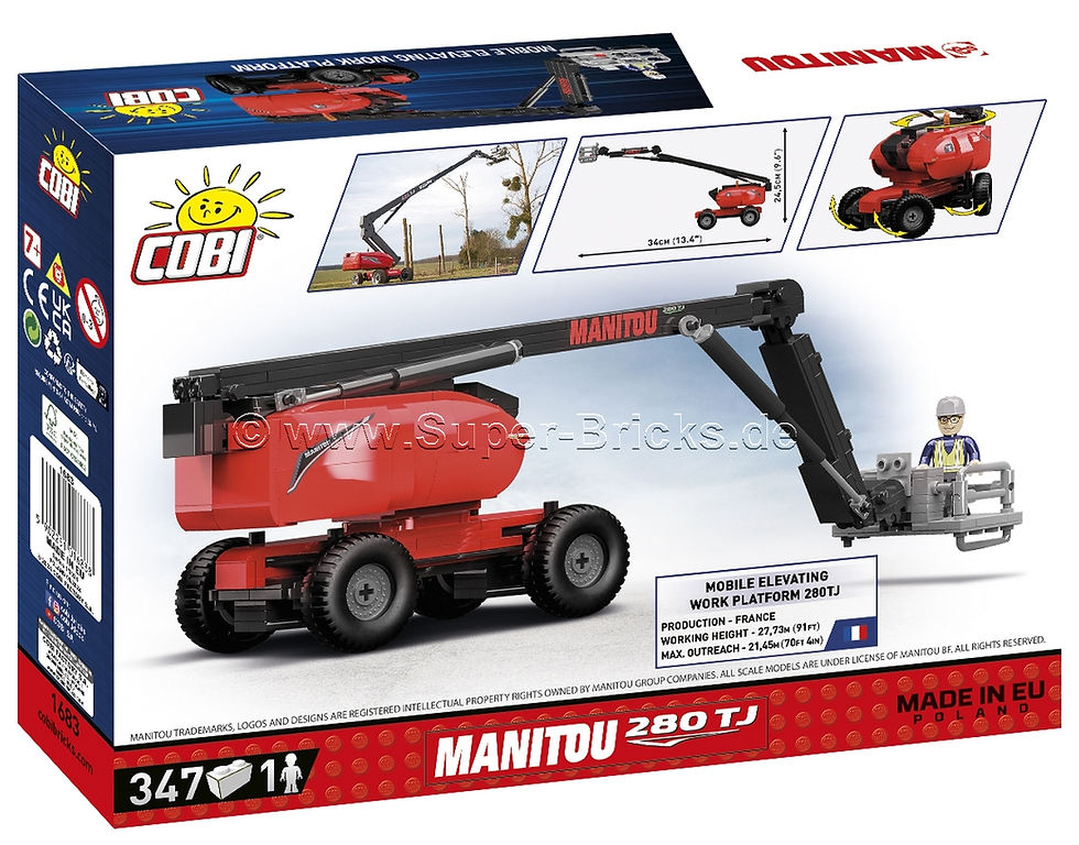 Miniaturbild: Cobi 1683 Manitou 280TJ Teleskop Arbeitsbühne