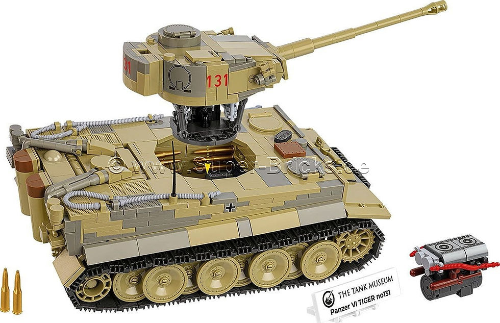 Miniaturbild: Cobi 2588 PzKpfw VI Tiger I "131" mit Inneneinrichtung