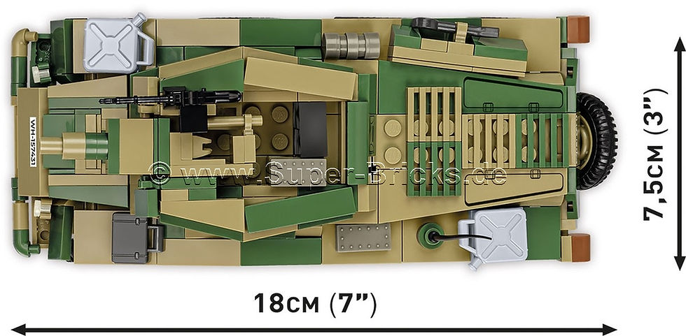Miniaturbild: Cobi 2288 SdKfz 234/3 schwerer 8-Rad Panzerspähwagen
