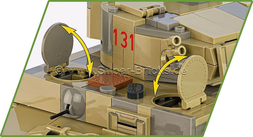 Miniaturbild: Cobi 2588 PzKpfw VI Tiger I "131" mit Inneneinrichtung