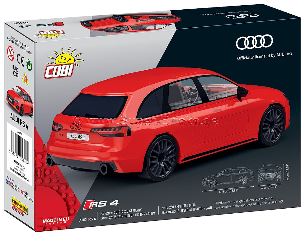 Miniaturbild: Cobi 24670 Audi RS 4 Avant rot