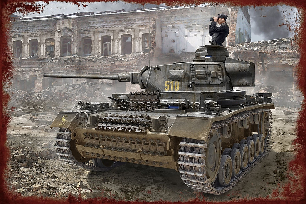 BS 01040 Blechschild PzKpfw III 01