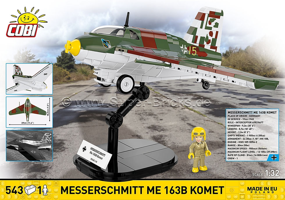 Miniaturbild: Cobi 5766 Messerschmitt Me 163 Komet Jagdgeschwader 400