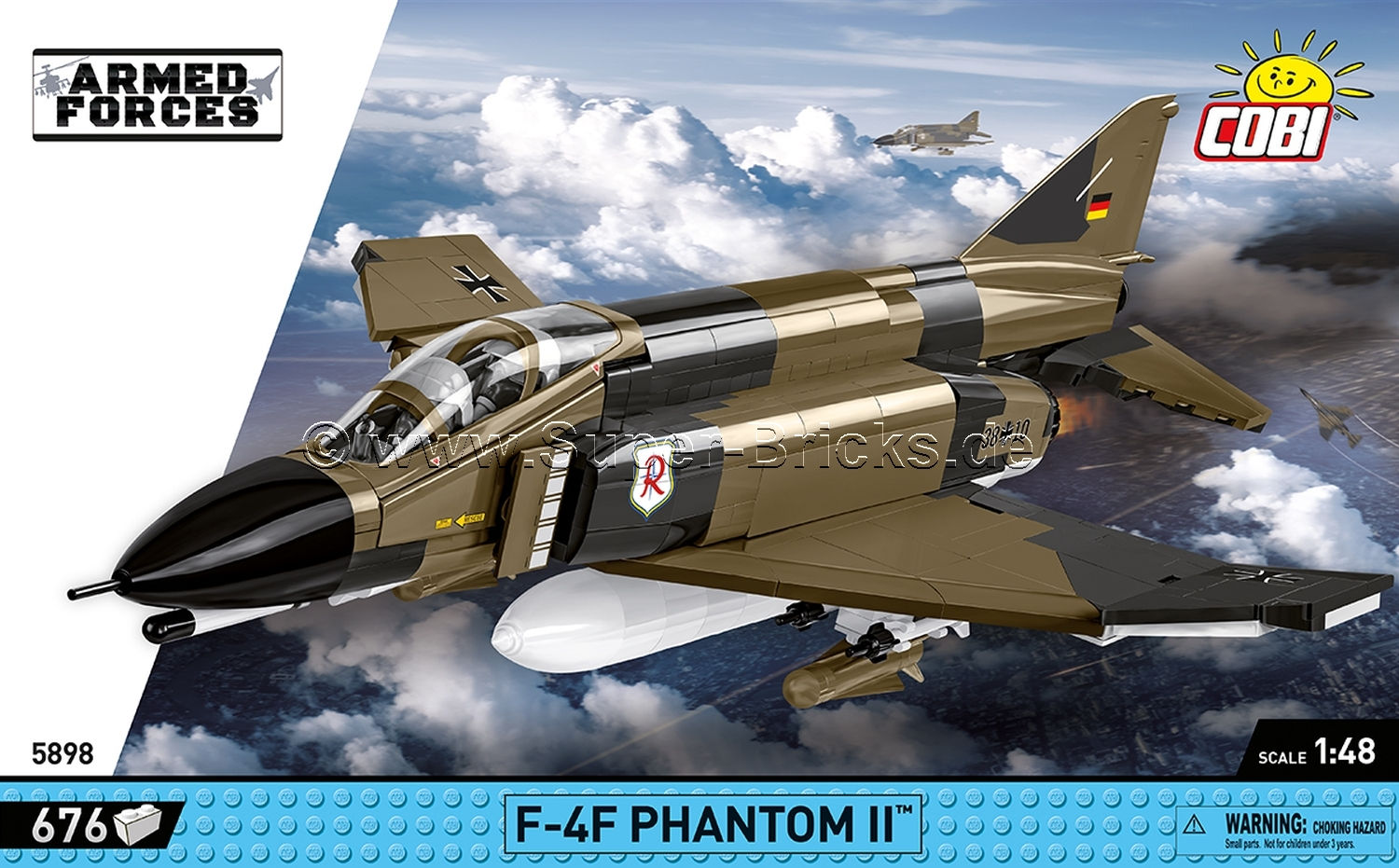 Cobi 5898 F-4 Phantom II Bundeswehr JG 71 Richthofen