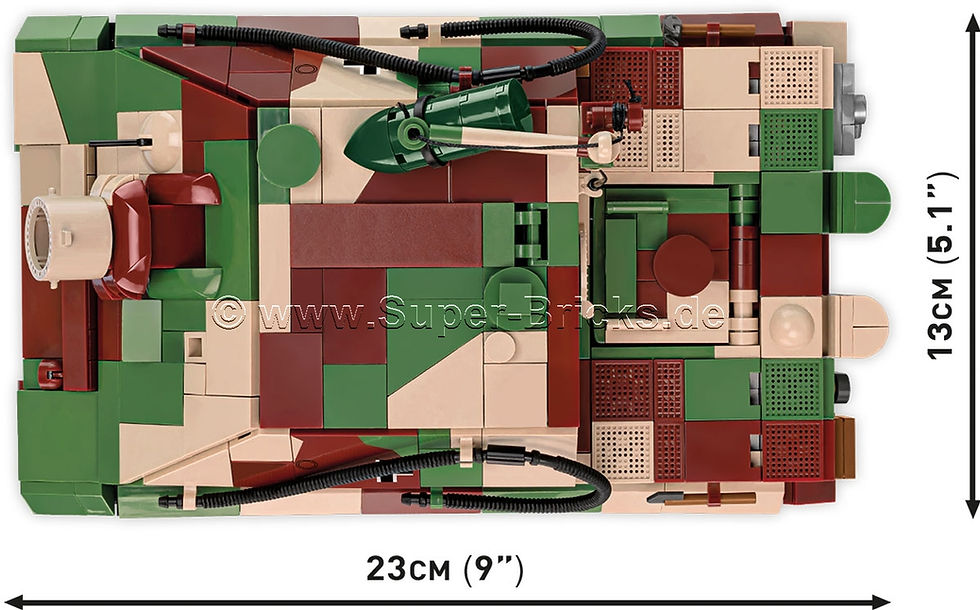Miniaturbild: Cobi 2585 Sturmtiger 38cm Mörser mit Inneneinrichtung
