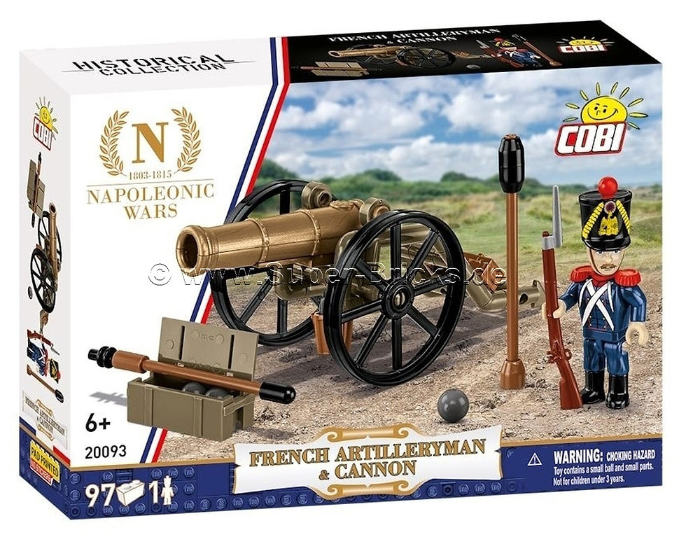 Miniaturbild: Cobi 20093 Kanone mit französischem Artilleristen
