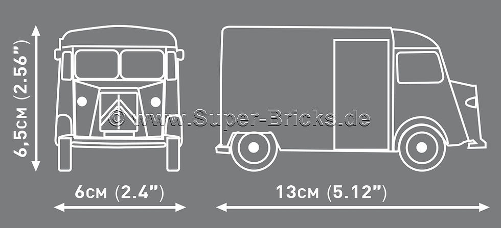 Miniaturbild: Cobi 24632 Citroen Type H Citroen Servicewagen gelb