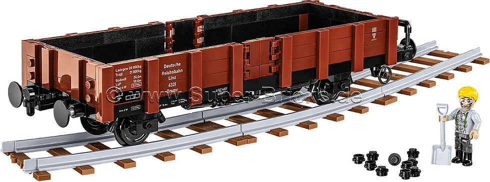 Miniaturbild: Cobi 6285 Deutsche Reichsbahn Güterwagen Typ Ommr 32 Linz