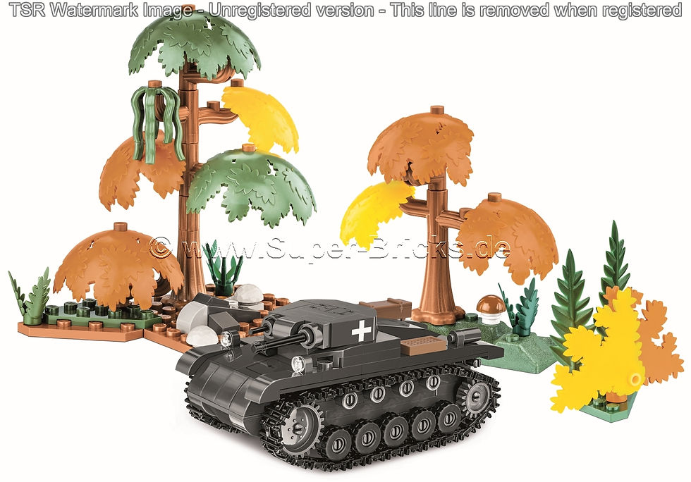 Miniaturbild: Cobi 2718 PzKpfw II Ausf.A mit Dioramazubehör Maßstab 1:48