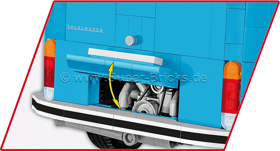 Miniaturbild: Cobi 24362 VW T2B Bus Maßstab 1:12