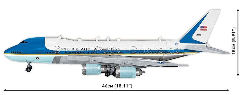 Miniaturbild: Cobi 26610 Boeing 747 Airforce One