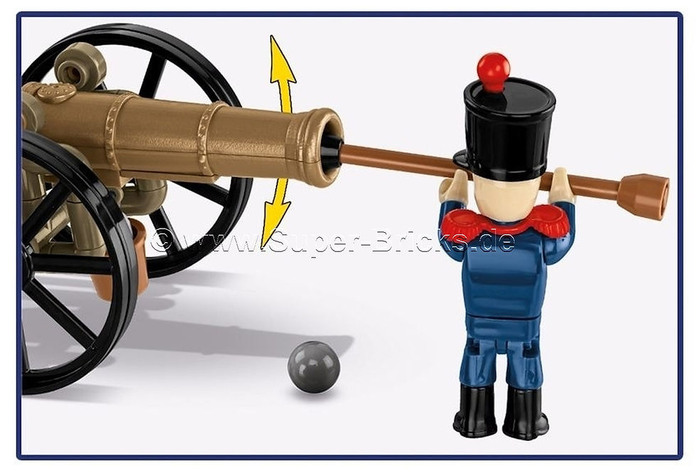 Miniaturbild: Cobi 20093 Kanone mit französischem Artilleristen