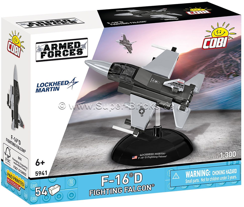 Miniaturbild: Cobi 5941 Mini Flugzeug F-16D Fighting Falcon