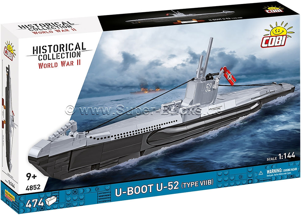 Miniaturbild: Cobi 4852 U-52 Deutsches U-Boot typ VIIB