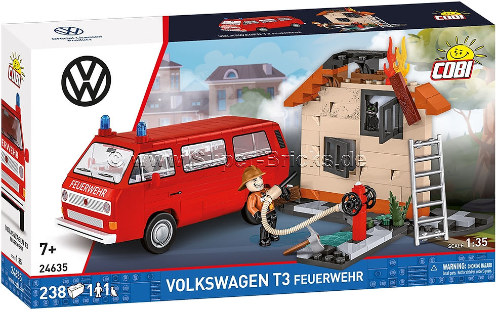 Miniaturbild: Cobi 24635 VW T3 Bus Feuerwehr