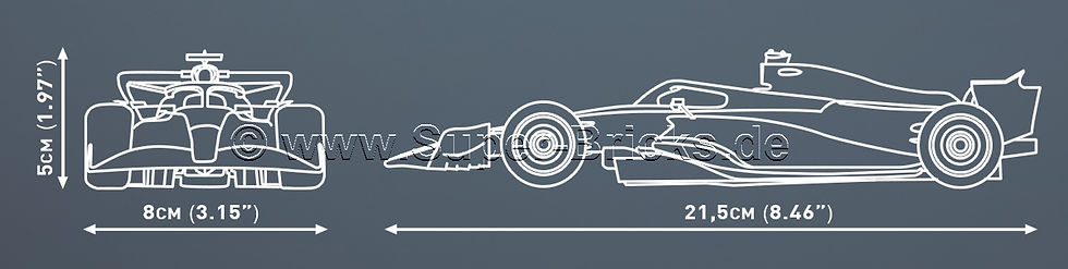 Miniaturbild: Cobi 1684 Formel 1 Rennwagen Alpine Klemmbausteine