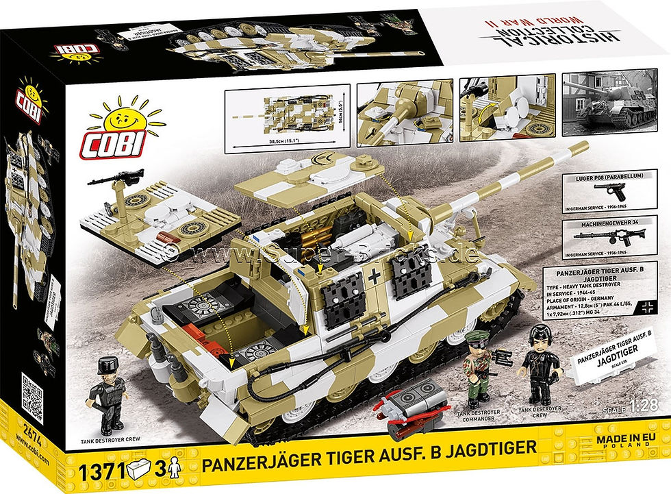 Miniaturbild: Cobi 2674 Sd.Kfz. 186 Jagdtiger mit Inneneinrichtung