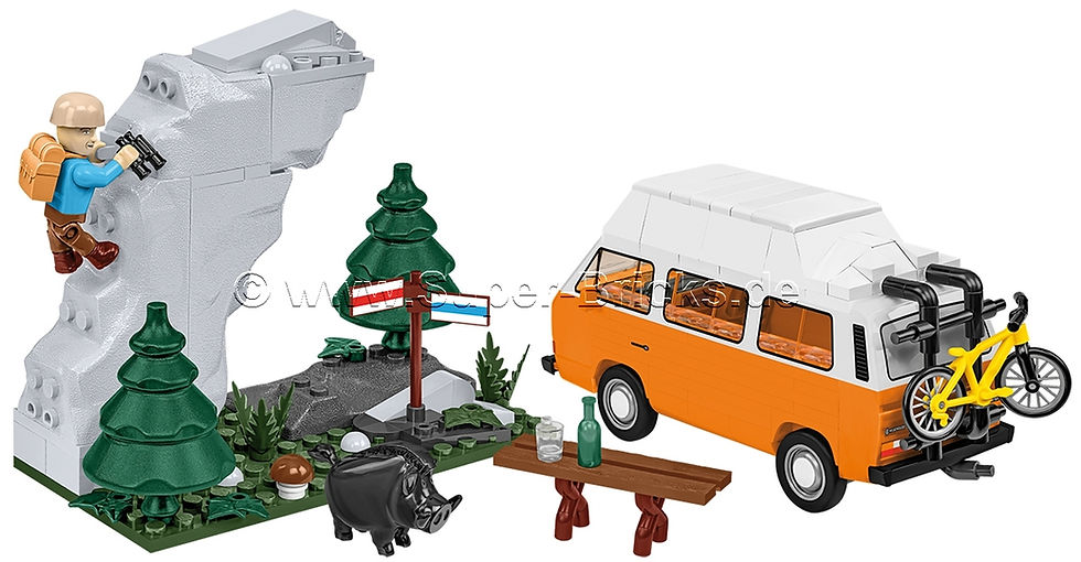 Miniaturbild: Cobi 24638 VW T3 Bus Camper Westfalia