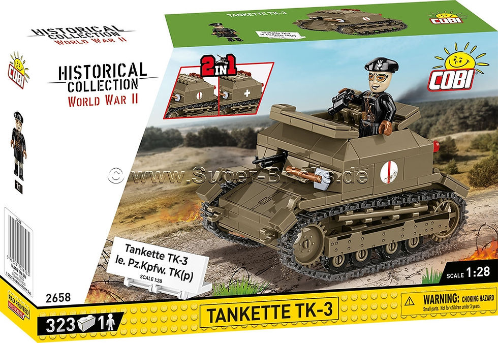 Miniaturbild: Cobi 2658 Tankette TK-3 2in1