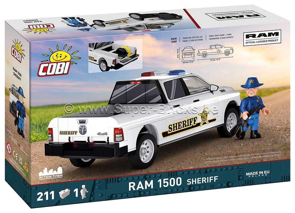 Miniaturbild: Cobi 24658 Dodge RAM 1500 HEMI Sheriff