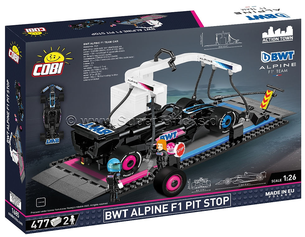 Miniaturbild: Cobi 1685 Formel 1 Boxenstop Alpine