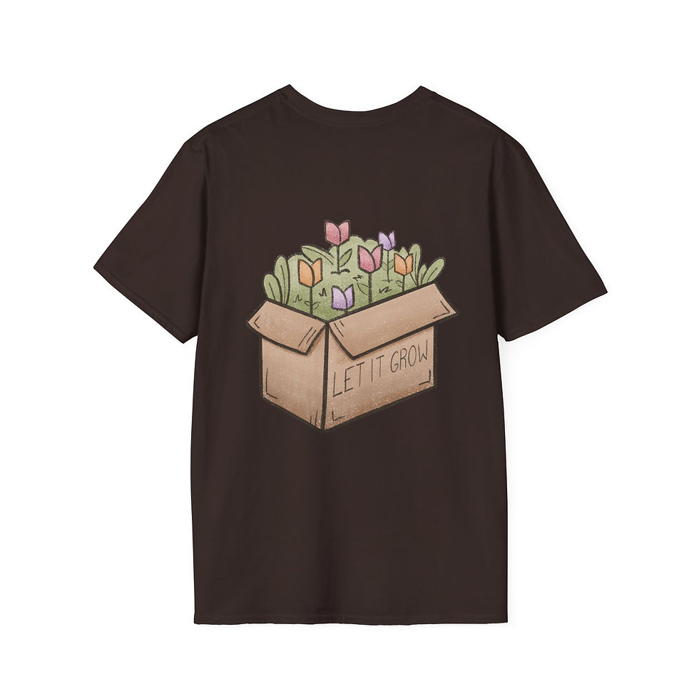 Thumbnail: 'Let It Grow' Slim-Fit Flower Tee