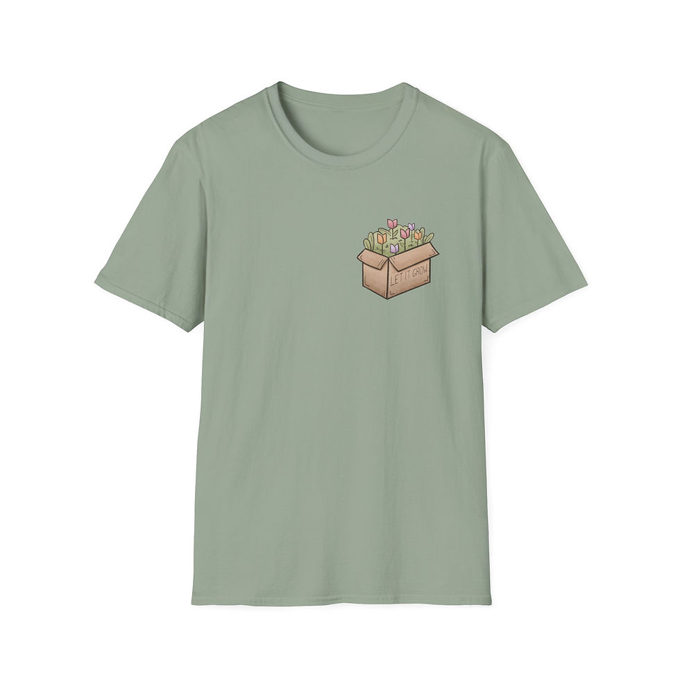 Thumbnail: 'Let It Grow' Slim-Fit Flower Tee