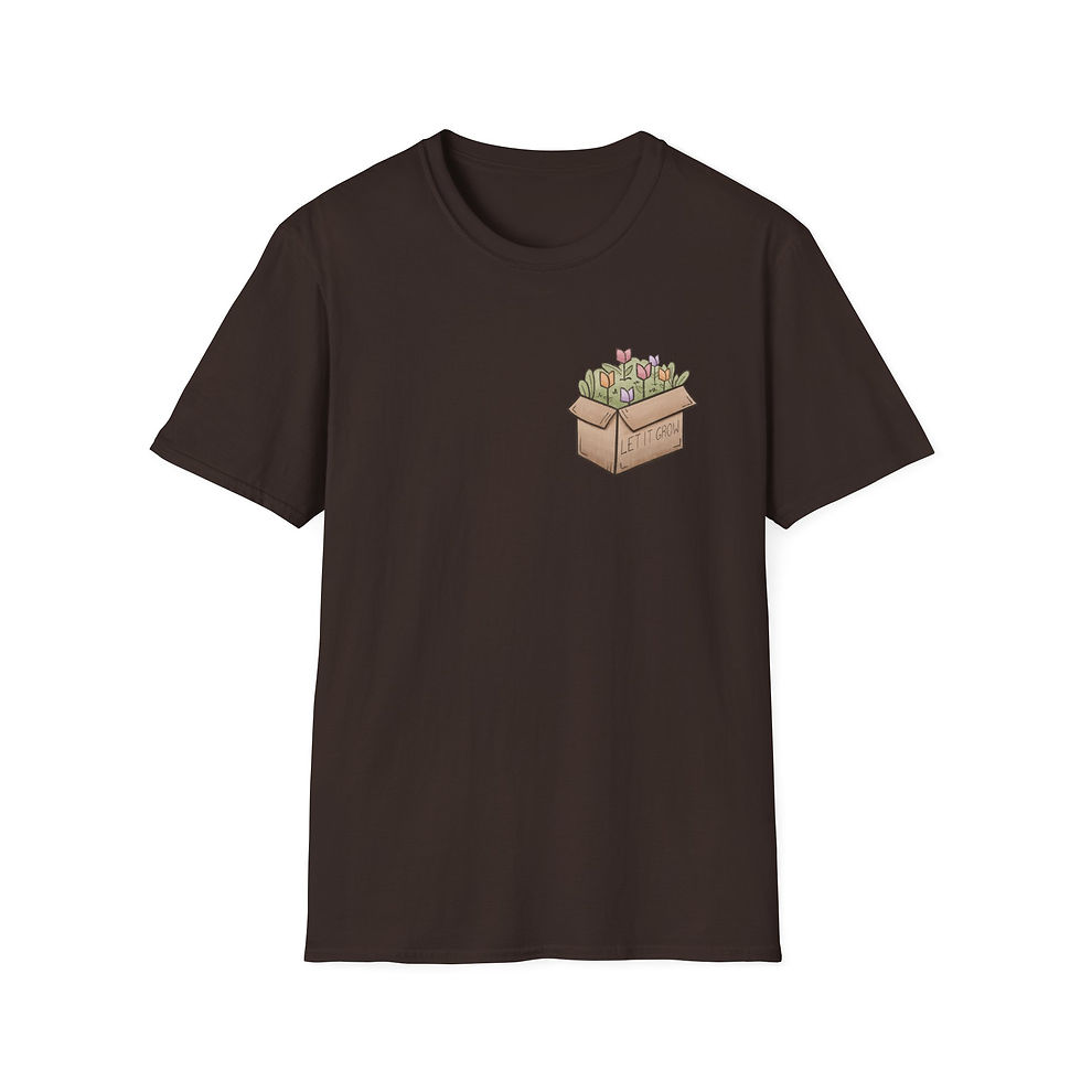 Thumbnail: 'Let It Grow' Slim-Fit Flower Tee