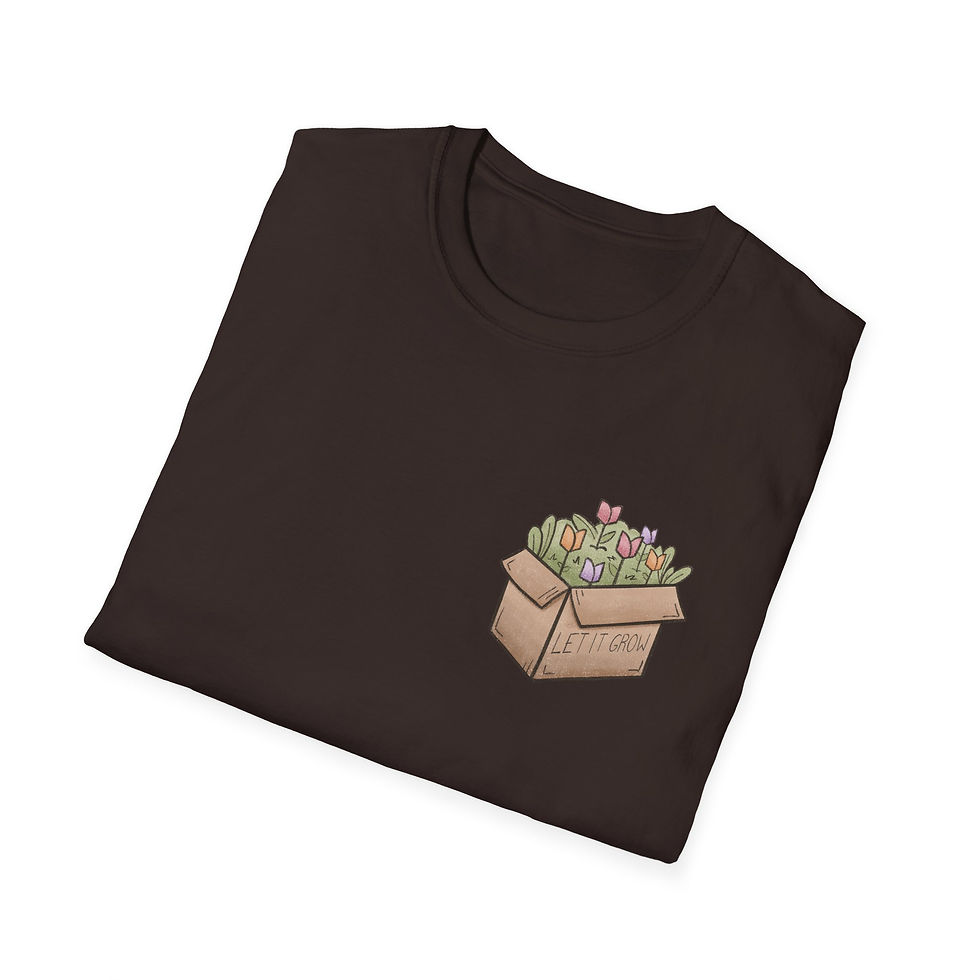 Thumbnail: 'Let It Grow' Slim-Fit Flower Tee