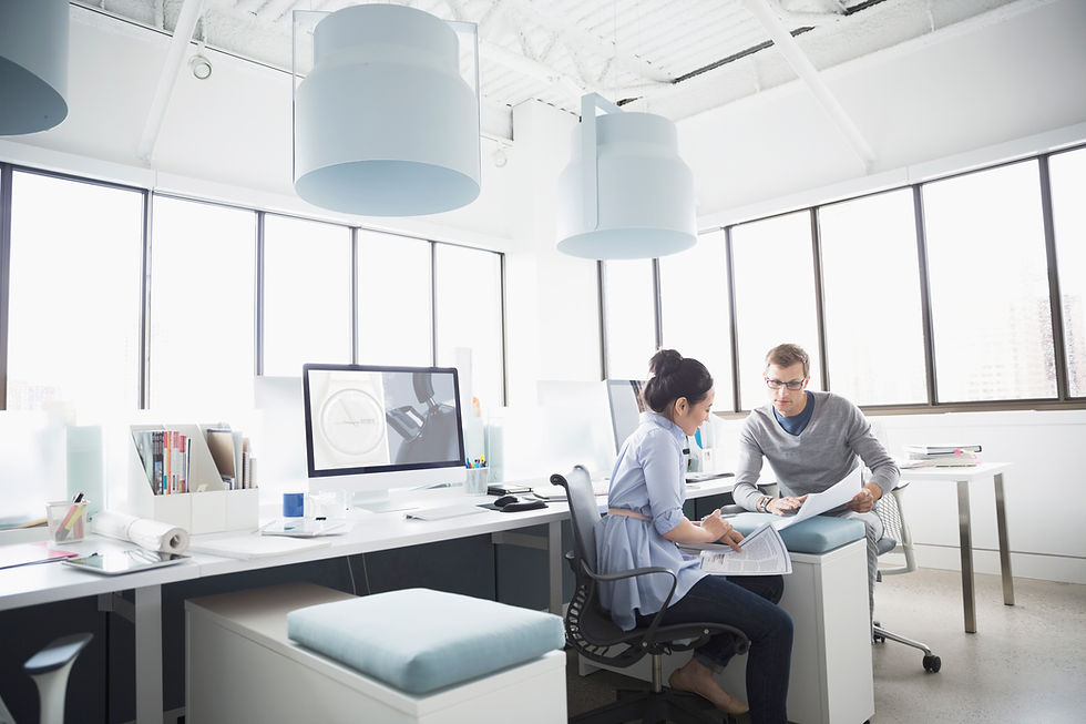 Office Collaboration Scene