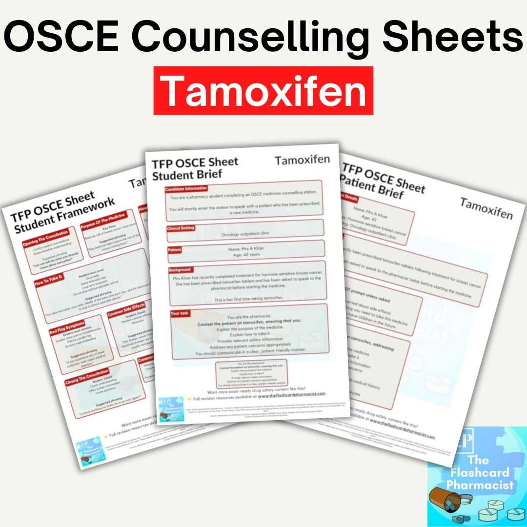 Tamoxifen - OSCE Medicines Counselling Station