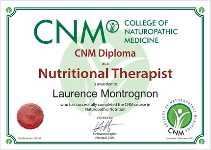 CNM Laurence Nutrition Diploma