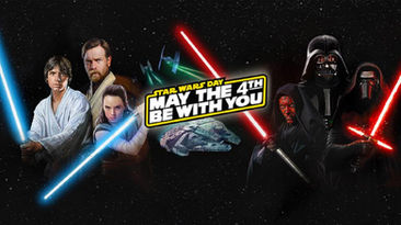 "May the fourth be with you."