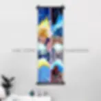 Thumbnail: Dragon Ball Z Canvas Wall Scroll — Goku Super Saiyan Art