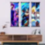 Thumbnail: Dragon Ball Z Canvas Wall Scroll — Goku Super Saiyan Art