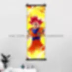 Thumbnail: Dragon Ball Z Canvas Wall Scroll — Goku Super Saiyan Art