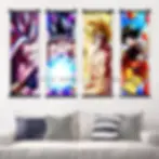 Thumbnail: Dragon Ball Z Canvas Wall Scroll — Goku Super Saiyan Art