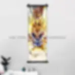 Thumbnail: Dragon Ball Z Canvas Wall Scroll — Goku Super Saiyan Art