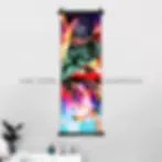 Thumbnail: Dragon Ball Z Canvas Wall Scroll — Goku Super Saiyan Art