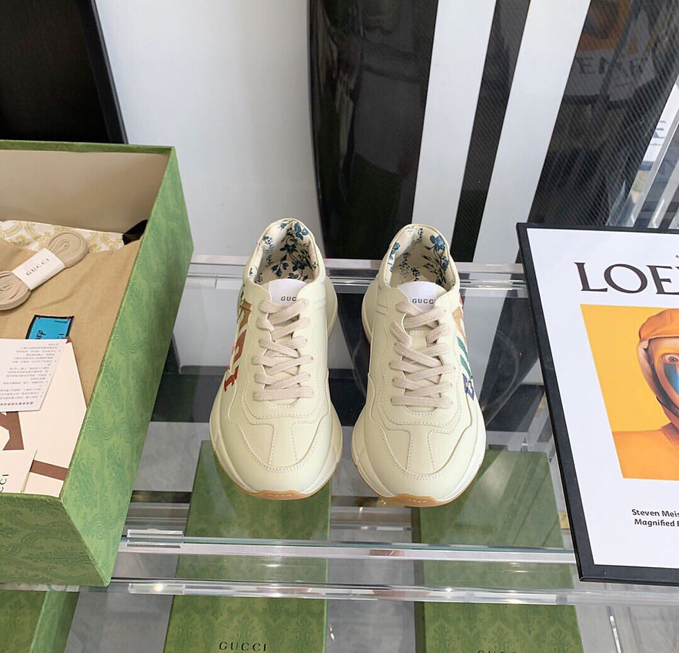 Hình thu nhỏ: Gucci Rhyton Leather Sneaker