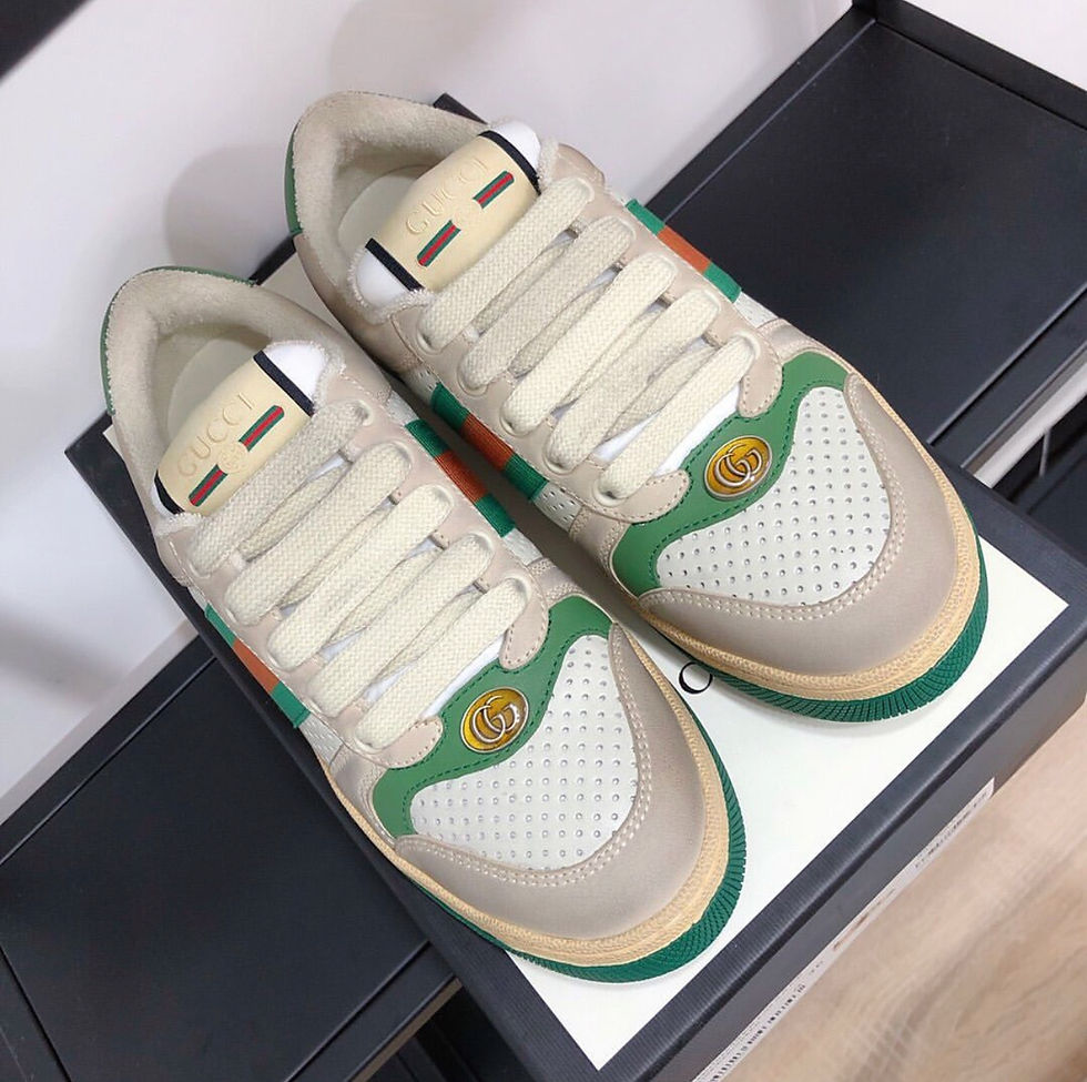 Hình thu nhỏ: Gucci women  Screener Sneaker With Crystals 