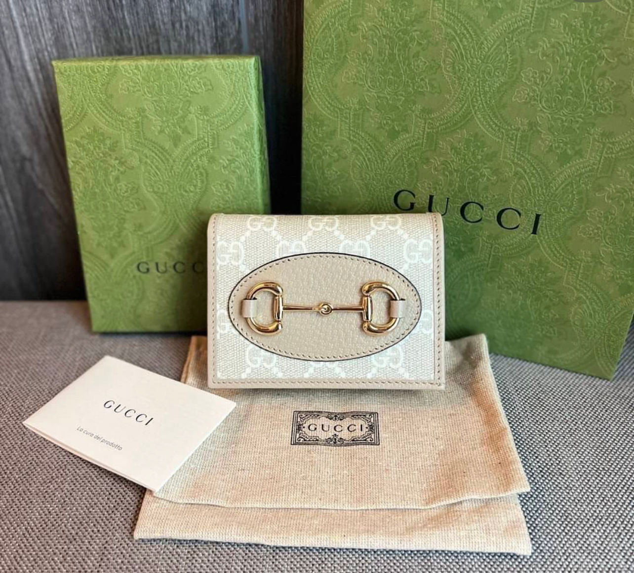 Gucci Horsebit 1955 card case wallet